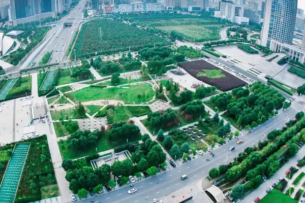 Ciudades sostenibles con infraestructura verde.